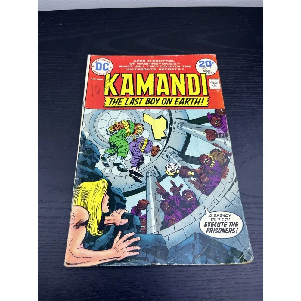 Kamandi The Last Boy on Earth #15 DC Comics 1974 Jack Kirby Bronze‎ Age Comic
